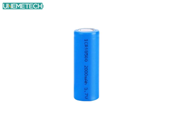 Jakość  18500 3.7V 2000mAh High Capacity Cylindrical Lithium Ion Battery for Power Tools fabryka