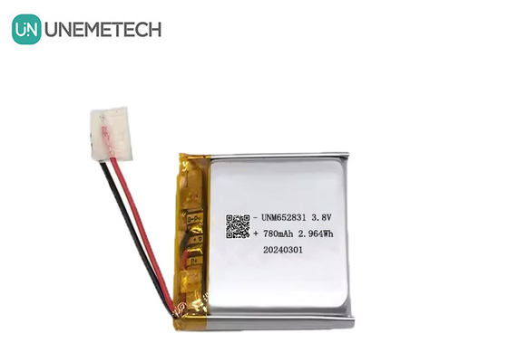 4.35V akumulator Li-ion wysokonapięciowy 682531 780mAh 3,8V akumulator urządzeń noszonych zatwierdzony CE