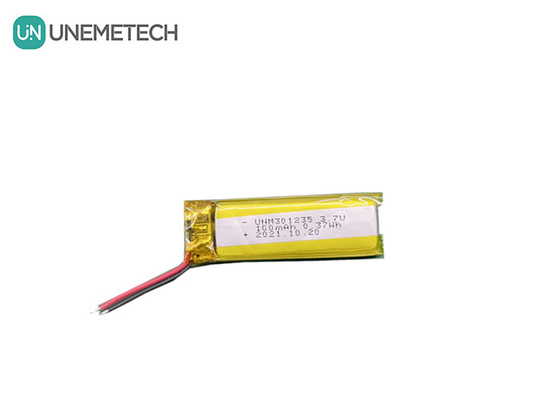 3.7V 100mAh 301235 Akumulator polimerowy litowy do elektroniki użytkowej