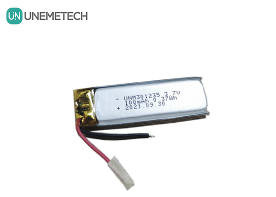 3.7V 100mAh 301235 Akumulator polimerowy litowy do elektroniki użytkowej