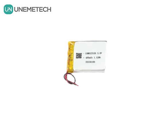 Niestandardowy akumulator litowo-jonowy o napięciu 3,8 V 400 mAh 622526 dla inteligentnych zegarków