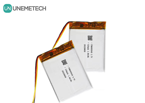 3.7V 530mAh Custom Lithium Polymer Battery 403040 z UL1642 Long Cycle Life