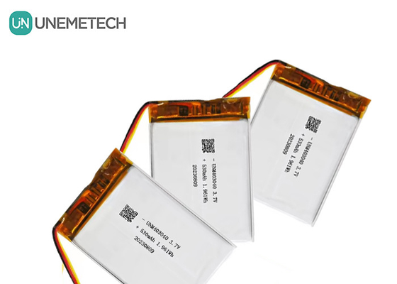 3.7V 530mAh Custom Lithium Polymer Battery 403040 z UL1642 Long Cycle Life