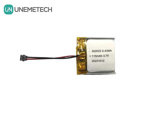 hurtowe akumulatory Lipo 352023 3.7V 115mAh Li-ion Polimerowy akumulator do śledzenia GPS