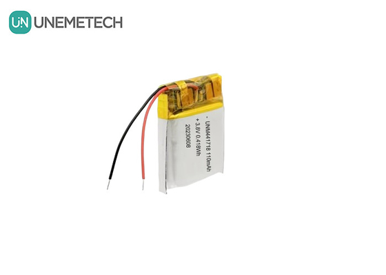 3.8V 441718 Wysokonapięciowa bateria litowo-jonowa polimerowa 110mAh do bransoletki medycznej