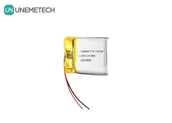 3.8V 441718 Wysokonapięciowa bateria litowo-jonowa polimerowa 110mAh do bransoletki medycznej