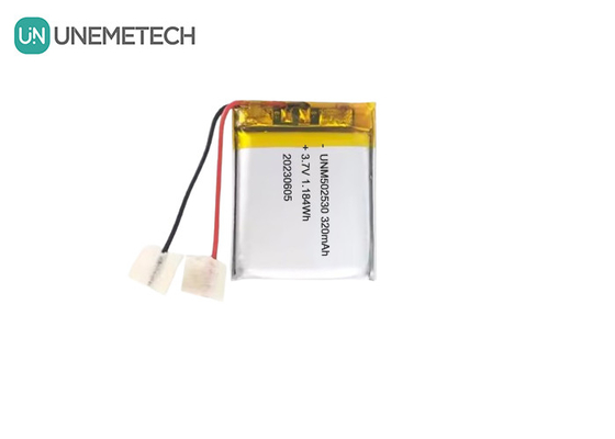 502530 3,7V 320mAh Pojemnik Litowy Polimerowy do Produktów Noszonych