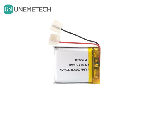 502530 3,7V 320mAh Pojemnik Litowy Polimerowy do Produktów Noszonych