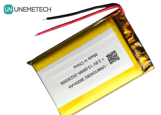 UNEMETECH 4,35V Wysokonapięciowa bateria Lipo 104060 3,8V 3600mAh Litowo-jonowa bateria polimerowa