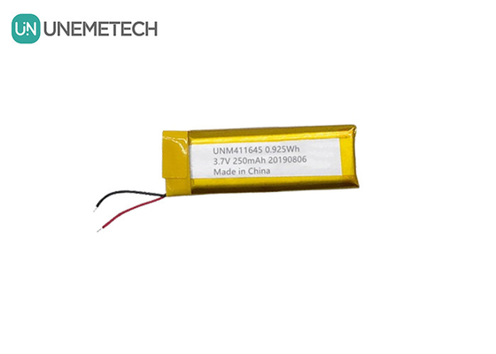 3.7V 250mAh Li-polimerowa bateria 411645 / LiPo zbiornik akumulatorów do maszyny POS