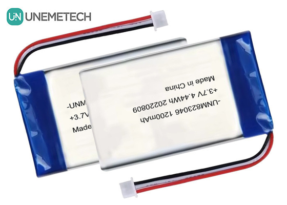 Akumulator polimerowy litowy 3,7 V 1200mah 4,44 Wh 823046