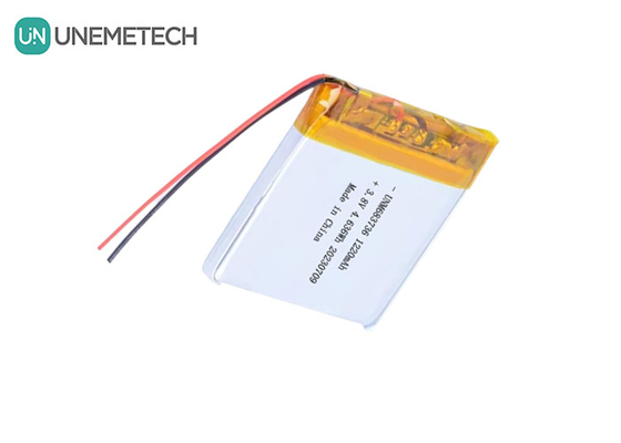 OEM 4,35V Wysokonapięciowe baterie polimerowe litowe 1220mAh 683736 z długim cyklem życia