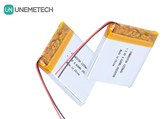 OEM 4,35V Wysokonapięciowe baterie polimerowe litowe 1220mAh 683736 z długim cyklem życia