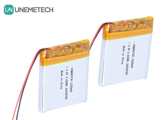 OEM 4,35V Wysokonapięciowe baterie polimerowe litowe 1220mAh 683736 z długim cyklem życia