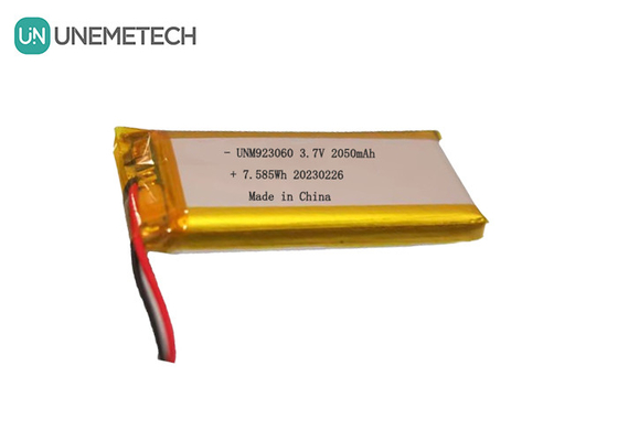 Niestandardowa długość cyklu życia Lipo Bateria 3.7V 2050mAh 923060 Dla produktów cyfrowych