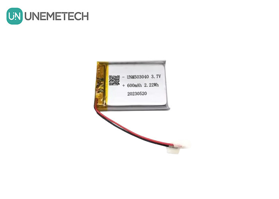 Litowo-jonowy akumulator do ładowania 503040 3.7V Lipo akumulator 600mAh z tablicą ochronną dla systemu alarmowego