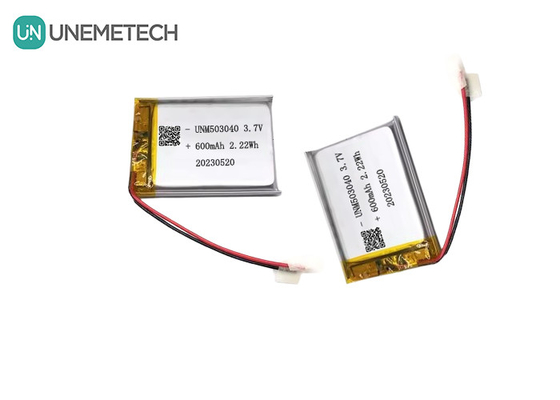 Litowo-jonowy akumulator do ładowania 503040 3.7V Lipo akumulator 600mAh z tablicą ochronną dla systemu alarmowego