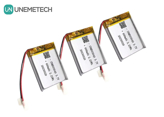 Litowo-jonowy akumulator do ładowania 503040 3.7V Lipo akumulator 600mAh z tablicą ochronną dla systemu alarmowego