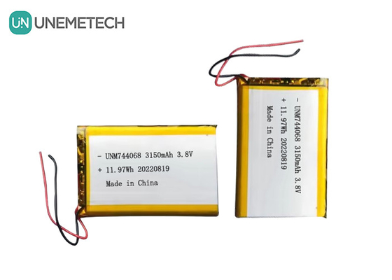 Akumulator Lipo 3.8V 744068 3150mah Akumulator do systemu śledzenia GPS