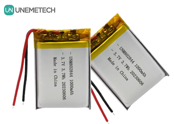 3.7V Akumulator litowo-jonowy 1000mAh 802844 Akumulator litowo-polimerowy dla małych urządzeń gospodarstwa domowego