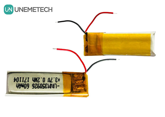 Ponad 500 cykli Żywotność Ładowalna 3,7V 60mAh Polimer litowo-jonowy 350926 Akumulator do słuchawek