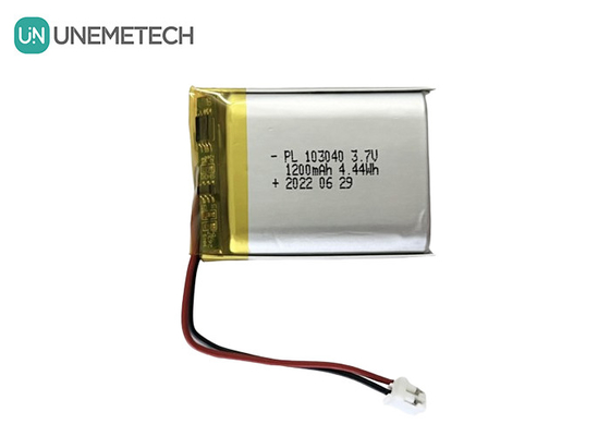 1200mAh Pojemnik Li-ion Polimerowy 3,7V Bateria 103040 do elektroniki użytkowej