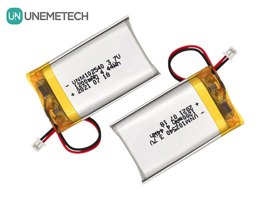Zastosowana bateria polimerowa litowa 102540 3.7V 1200mAh Li-Po bateria do sprzętu kosmetycznego