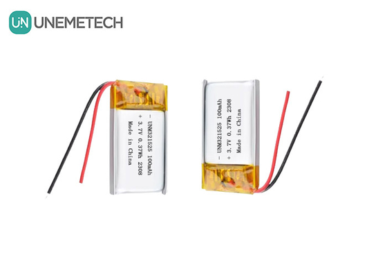 3.7V 80mAh 321525 Litowo-jonowe akumulatory polimerowe do ładowania 1C
