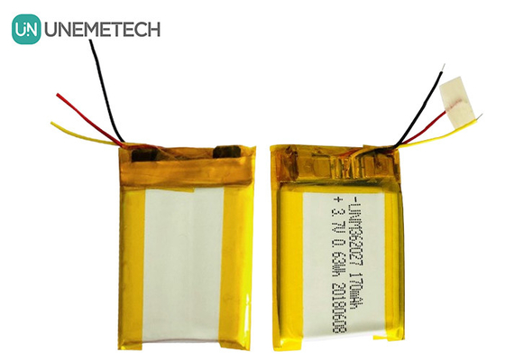 Srebro 3,7V 170mAh Baterie Li-polyer 362027 do przenośnej drukarki medycznej