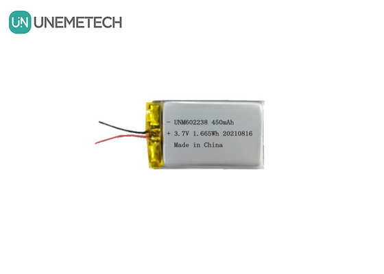 4.2V Akumulator polimerowy litowy 602238 3,7V 450mAh do urządzeń elektronicznych