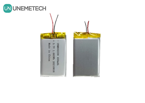 4.2V Akumulator polimerowy litowy 602238 3,7V 450mAh do urządzeń elektronicznych