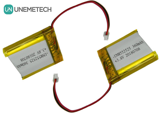 4.35V 360mAh Polimerowy akumulator litowo-jonowy wysokiego napięcia 552525 3.8V Do urządzeń przenośnych
