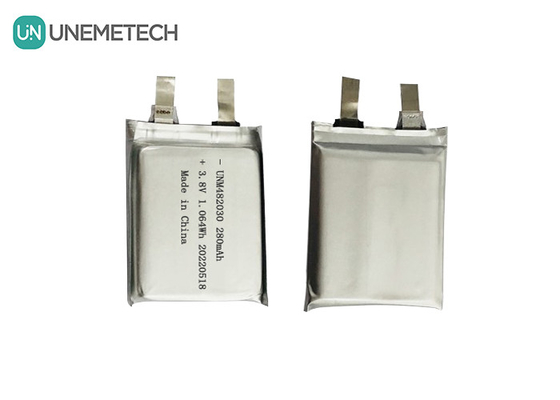 3.8V 280mAh Lipo Bateria 482030 4,35V Wysokonapięciowa Li-ion Polimerowa Bateria CE zatwierdzona