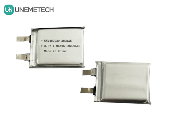 3.8V 280mAh Lipo Bateria 482030 4,35V Wysokonapięciowa Li-ion Polimerowa Bateria CE zatwierdzona