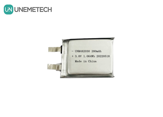 3.8V 280mAh Lipo Bateria 482030 4,35V Wysokonapięciowa Li-ion Polimerowa Bateria CE zatwierdzona