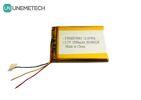 3.7V 3500mAh Custom Duża bateria polimerowa litowa 835063 dla sprzętu kosmetycznego