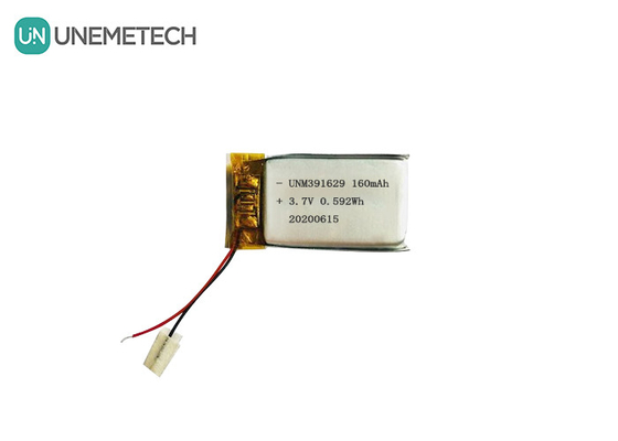 391629 Pojemnik polimerowy litowy 3,7V 160mAh Lipo Bateria do inteligentnych urządzeń noszonych