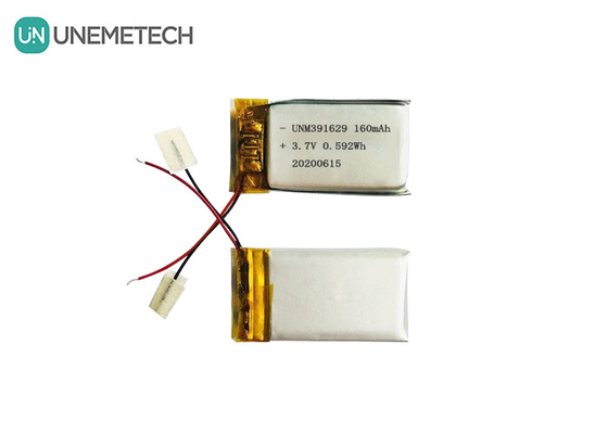 391629 Pojemnik polimerowy litowy 3,7V 160mAh Lipo Bateria do inteligentnych urządzeń noszonych