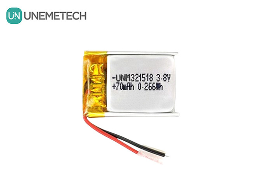 3.8V wysokonapięciowy akumulator Li-ion Ultra Small Lipo akumulator 4.35V 70mAh 321518 Do śledzenia GPS