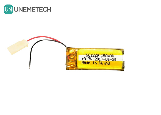 Akumulator litowo-jonowy polimerowy litowy 3,7V 150mAh 501229 do części urządzeń elektronicznych