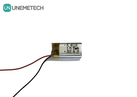 3.7V 55mAh Mała bateria polimerowa litowa 401120 Li Poly Bateria dla małych inteligentnych oświetlenia LED