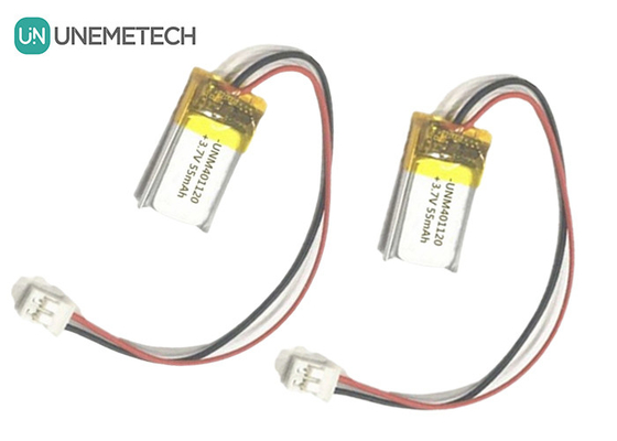 401120 3,7V 55mAh Baterie Lipo / słuchawki