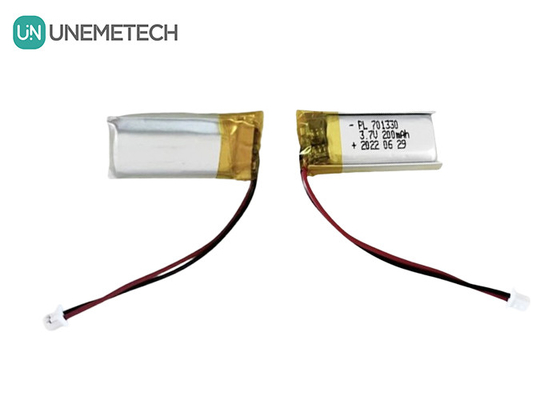 3.7V 200mAh pojedyncza bateria polimerowa litowa 701330