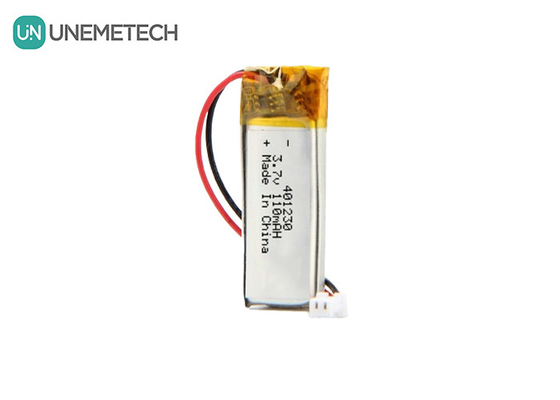 401230 Polimerowa bateria litowa 3,7V 110mAh Akumulacja Lipo do słuchawek