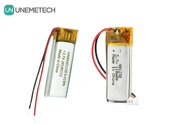 401230 Polimerowa bateria litowa 3,7V 110mAh Akumulacja Lipo do słuchawek