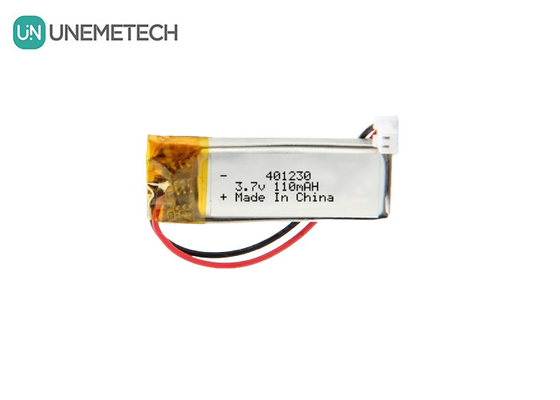401230 Polimerowa bateria litowa 3,7V 110mAh Akumulacja Lipo do słuchawek