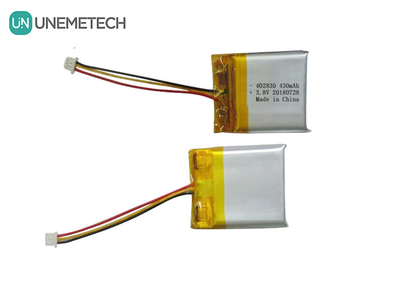Wysokonapięciowe akumulatory Li-polimerowe 402830 3.8V 430mAh HV LiPo Baterie do urządzeń medycznych