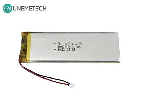 Zamknięta akumulatorem litowo-polimerowym 1000mah 3,7V Akumulator Li-polimerowy 402780
