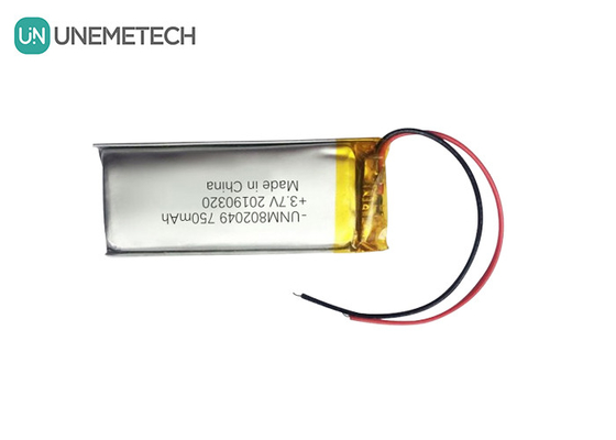 Aparatura kosmetyczna Litowo-polimerowa bateria 3,7V 750mah 802049 1C Li Poly Bateria