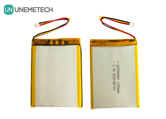 3.7V 1150mAh srebrny polimerowy akumulator litowy 384860